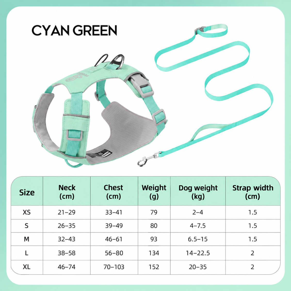 Dog Harness & Leash Set