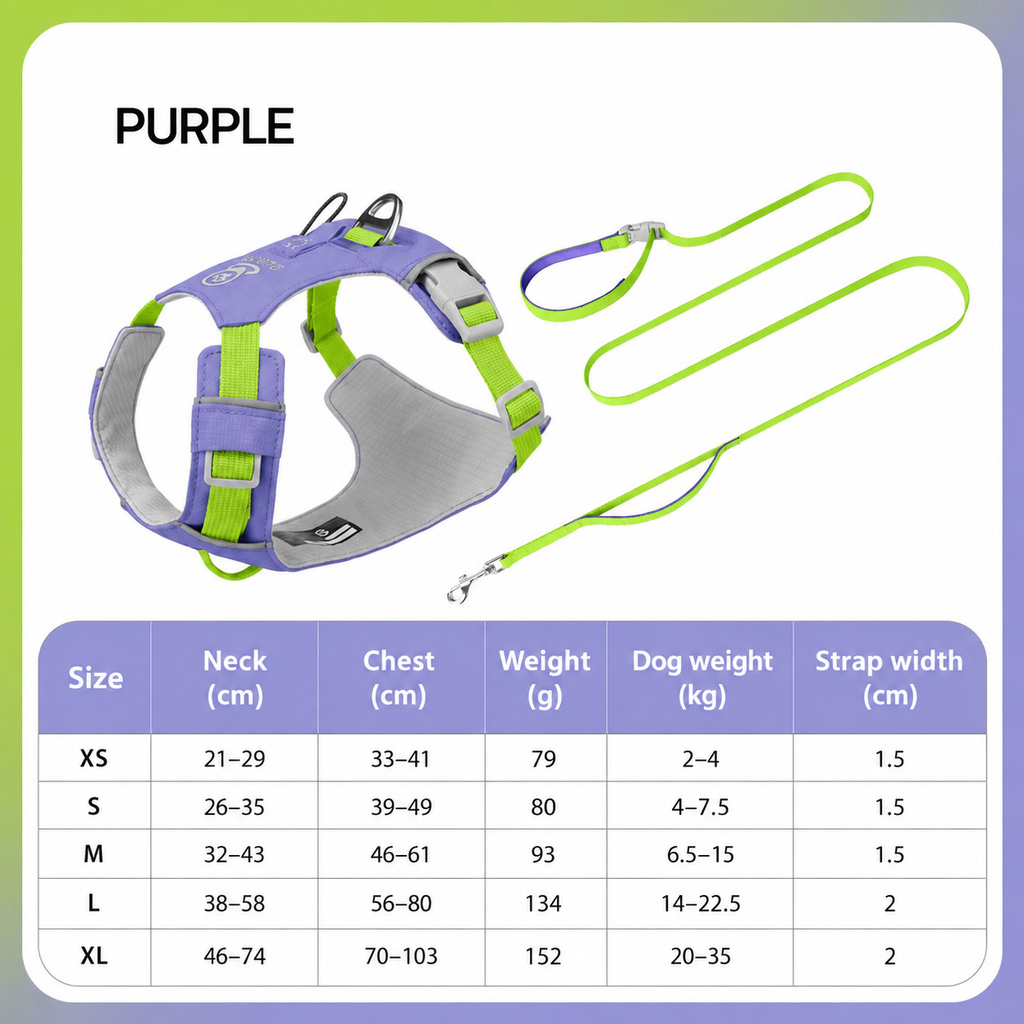 Dog Harness & Leash Set